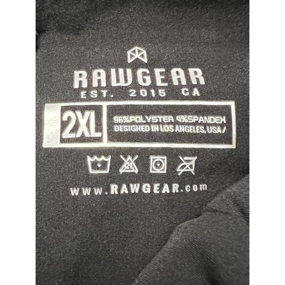 RAWGEAR Mens Compression Leggings w Shorts~Size XXL~Black Bradley Martyn L6 17 - Picture 8 of 8